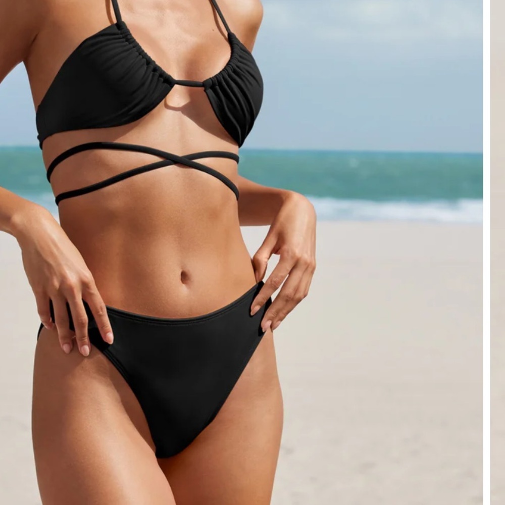 VENUS Honolulu Midi Bottom & Strappy Ibiza Triangle Top NWT